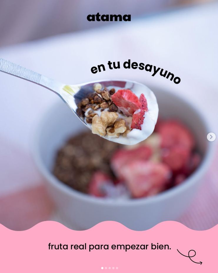 Pieza de atama antes: bowl de desayuno con texto